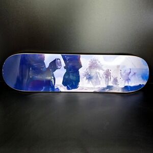 Destiny 2 Skateboard Deck 7.75 Blue Graphic Art Video Game Collectible Wall Art